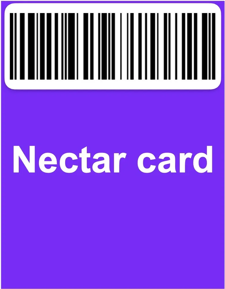 Nectar card barcode to scan